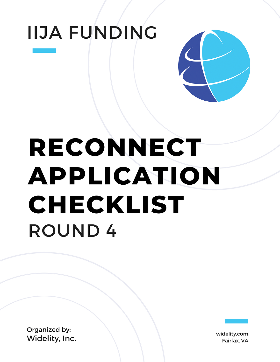 Reconnect application checklist information PDF: Click to download